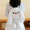 Cute eyes rabbit doll plush toy girl bed sleeping doll warm heart to accompany girlfriend birthday gift