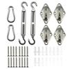 5mm Edelstahl Quadratischer Sonnenschutz Markise Zubehör Set