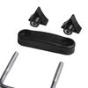 Car Roof Box U Bolt Clamps for Luggage Carrier Easy Install Pack Heavy Duty Metal Accessory for Secure Travel Storage Use
