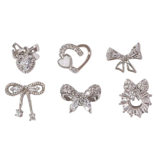 Nail Cubic Zirconia Various Shape Nail Art Accessories Fashion 3D Manicure Decor