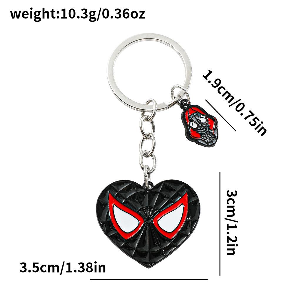 Superhero Film and Television Spider-Man Peripheral Cute Bag Keychain Cartoon Keychain Europe and America