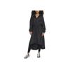 Nike Sportswear Essential Trench Coat Black/White Women Outerwear FN2843-010