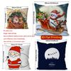 Christmas Cute Throw Pillow Covers Pattern Cushion Cover Suitable for Sofa Bedroom Car Pillow Cover