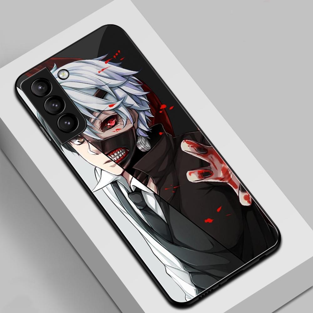 Anime Tokyo Ghoul Terror Phone Case For Samsung Galaxy Note 8 9 20 S20 S22 S21 Ultra S8 S9 S10 S10E Plus FE Tempered Glass Shell