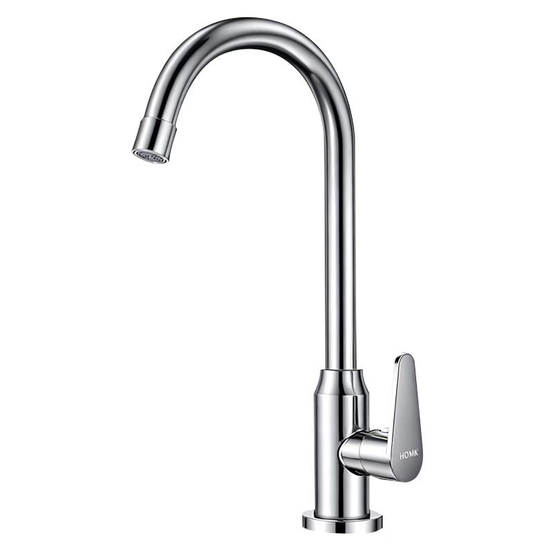 HOMK Single Cold Stainless Steel Kitchen Faucet