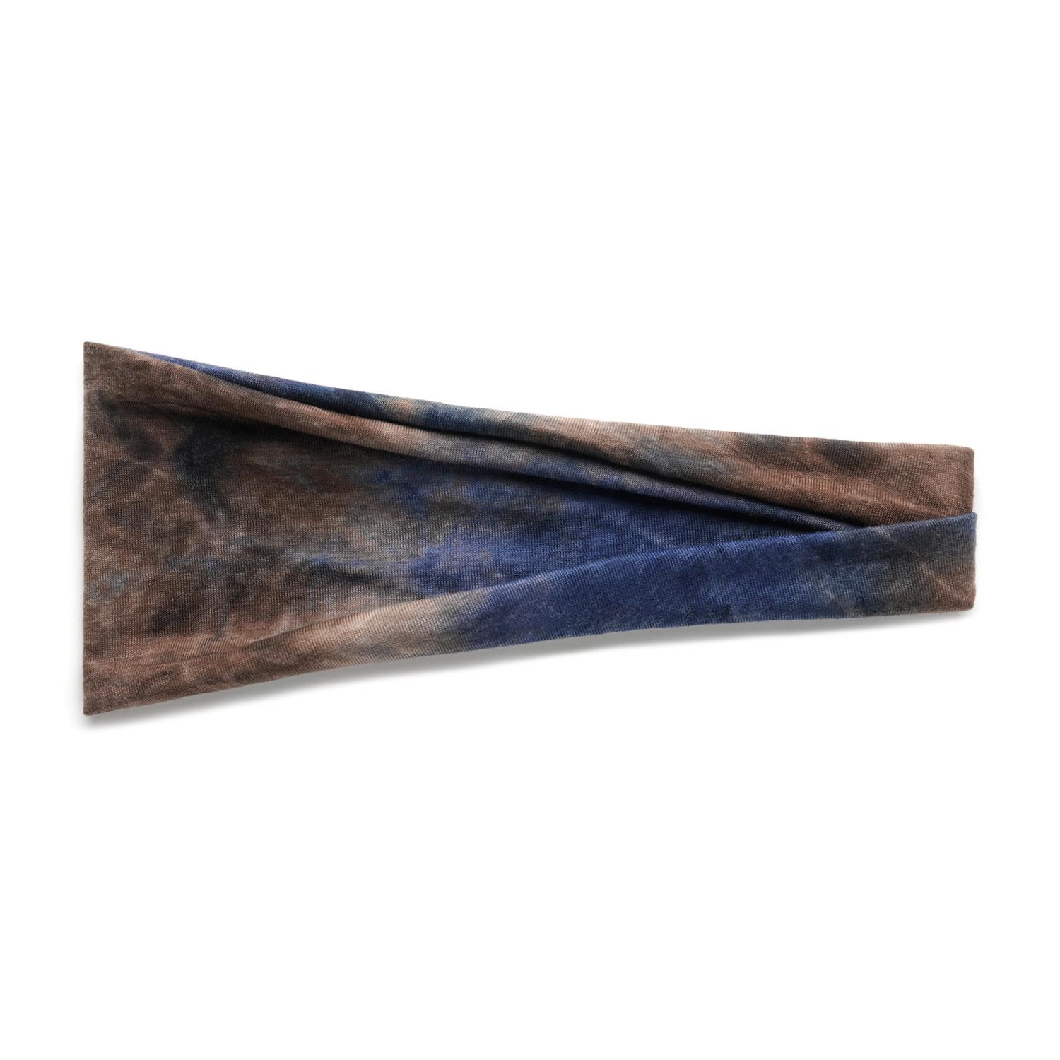 

Повязка на голову для занятий спортом и йогой с принтом «тай-дай», эластичная повязка на голову для женщин, поглощающая пот и защищающая от пота 1pcs