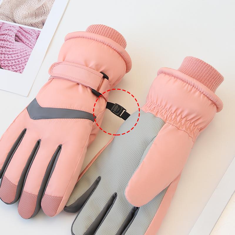 Winter Women Stay Warm Touchscreen Waterproof Windproof Non Slip Snowboarding Ski Gloves
