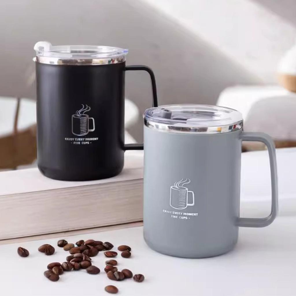 Double-Wall Insulated Coffee Mug Anti Scalding Water Cup For Cold & Hot Drinks 304 Stainless Steel Tea Milk Coffee Cup