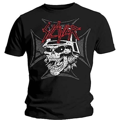 Slayer Men s Graphic Skull T-Shirt, Black, X-Large L