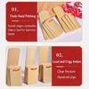 Children Natural Bamboo Small Clapper Talk Stage Performance Chinese Style Characteristic Clapper Talk Toys