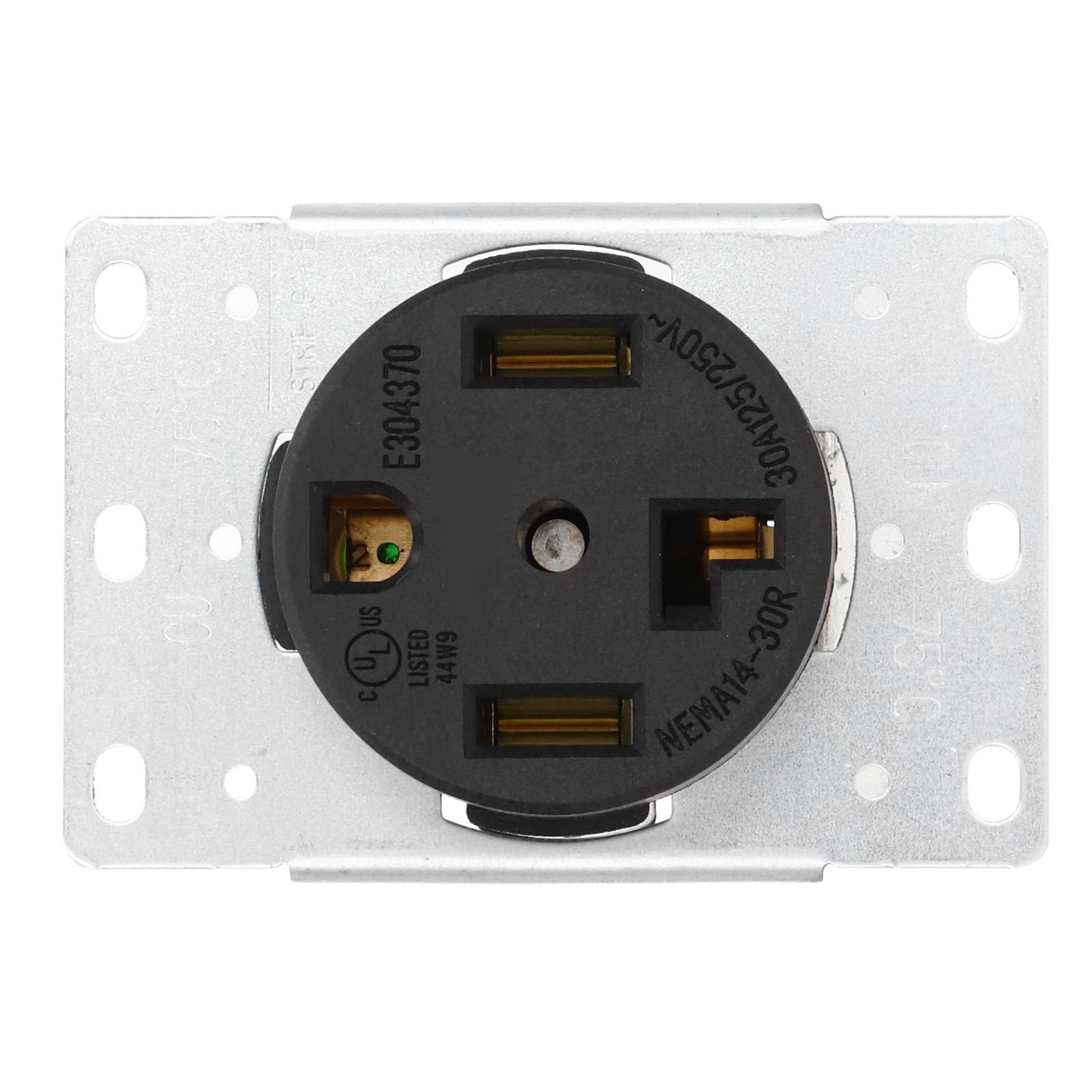 

4-контактна промислова розетка гніздовий роз єм живлення стандарт США 30A 125V250V