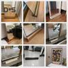 Full Length Mirror Base Sturdy Construction High Stability Universal Anti-Slip Floor Standing Mirror Stand