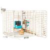 Large Indoor Rabbit Cage with Toilet, Splash-Proof and Secure for Guinea Pigs and Dwarf Rabbits