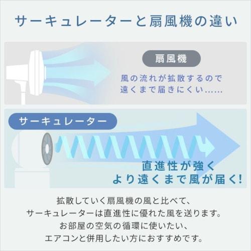 Yamazen Washable Circulator, Quiet, 14 tatami mats (ventilation/air circulation) (Easy to disassemble for cleaning model) Left and right swinging, ver