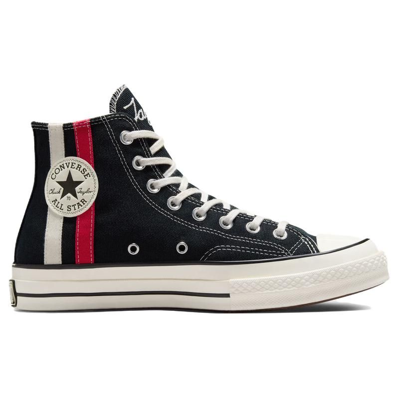 Converse Chuck 70 Archival Stripes Unisex High Top Black White Red A07441C