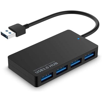 USB Hub 3.0, USB Ultra S-lim Fast Data Portable Splitter Adapter, For  M-acBook, M-ac Mini, M-ac Pro,  Surface, Laptop, Flash Drive, Mobile HDD