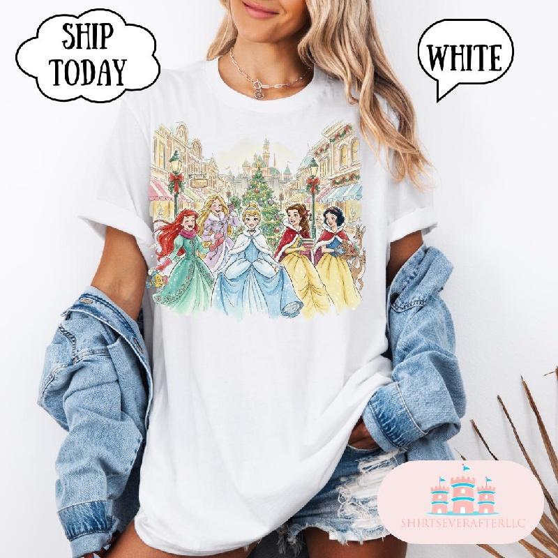 Летняя ретро футболка 2025 Красавица и Чудовище Сказка на все времена 100% хлопок с принтом Семейная футболка Свободный крой S