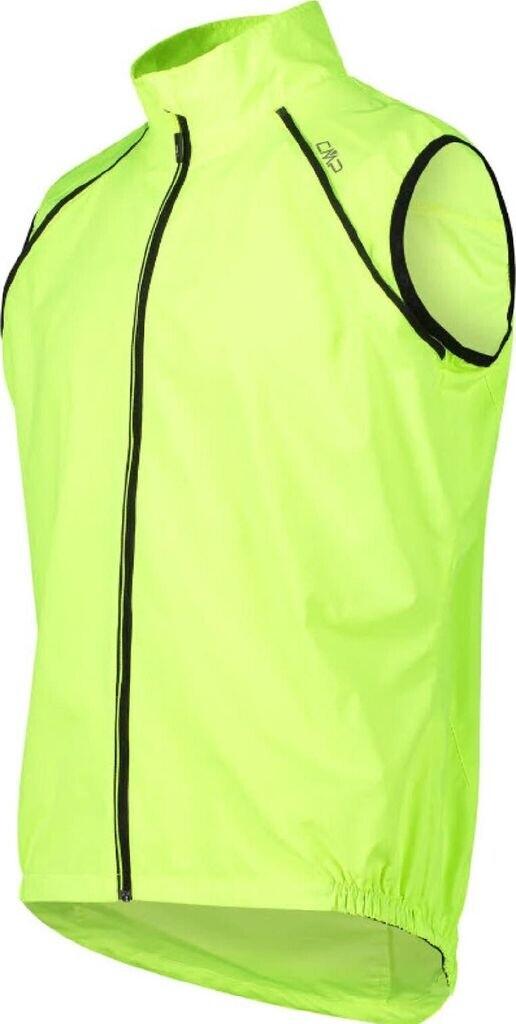 Куртка-ветровка CMP мужская с отстегивающимися рукавами флуо-желтая