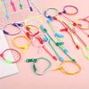 20 Stück Zweifarbige Sensorik-Armbänder - Bunte Kunststoff-Dekompression für Erwachsene, Linderung von Autismus und Angstzuständen, Kleine Geschenke für Hochzeitsfeiern