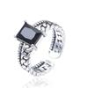European-American Zircon Open Ring: Elegant, High-End Fashion Jewelry for Women