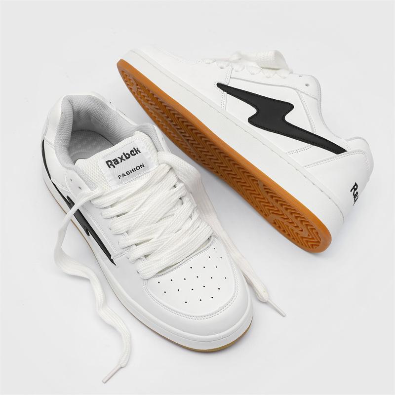 Men and Women Versatile Couple Bread Shoes Fashion Hong Kong Style Han Su Ins Little White Shoes Niche Retro Student Casual Board Shoes