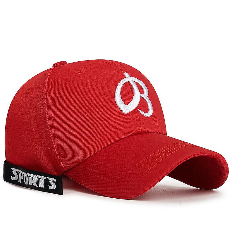 Spring Summer Letters Embroidered Ribbon Cap Young Men Women Couple Baseball Cap Sun Visor Hats Fishing Hat Peak Cap