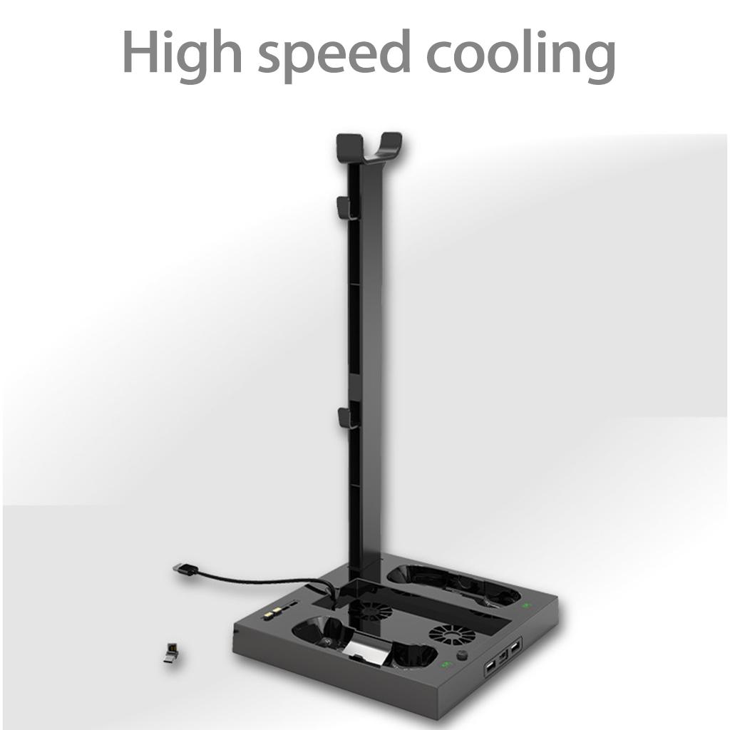 Verbesserte vertikale Ladestation mit Lüftern, kompatibel mit Xbox Series S, tolle Leistung