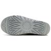 UGG CLASSIC MINI Iridescent Calfskin Short Snow Boots Women's Glacier Gray 1153532-GCGR