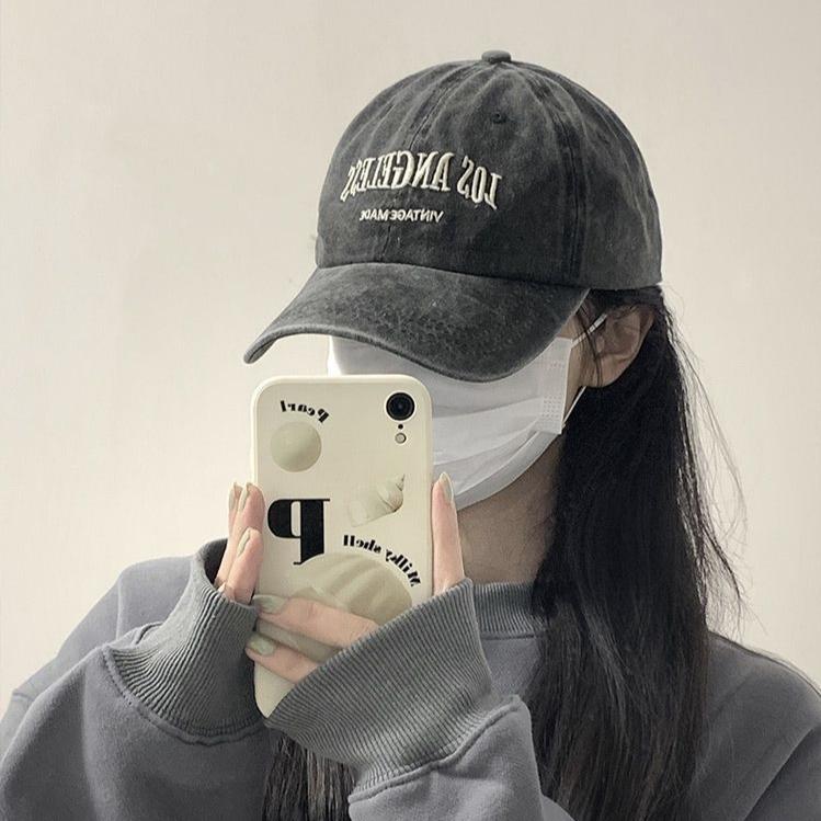 Vintage Washed Baseball Cap for Women | Distressed Dad Hat | Oversized Fit & UV Protection&One Size Fits Head Circumference 54-60cm