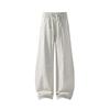Straight casual pants Thin ice silk wide legs American paratrooper sports trousers Quick-drying pants Men's summer scimitar diagonal