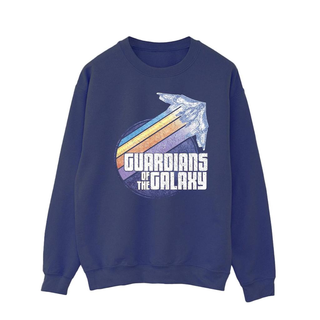 Guardians Of The Galaxy Mens Badge Rocket Sweatshirt