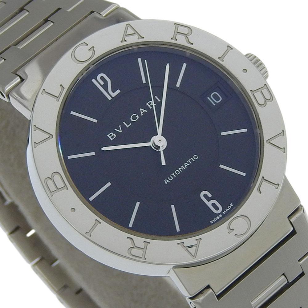 BVLGARI Bvlgari Bvlgari Watches BB33SSAUTO cal.220 blackDial Stainless Steel Mechanical Automatic Analog display mens Used