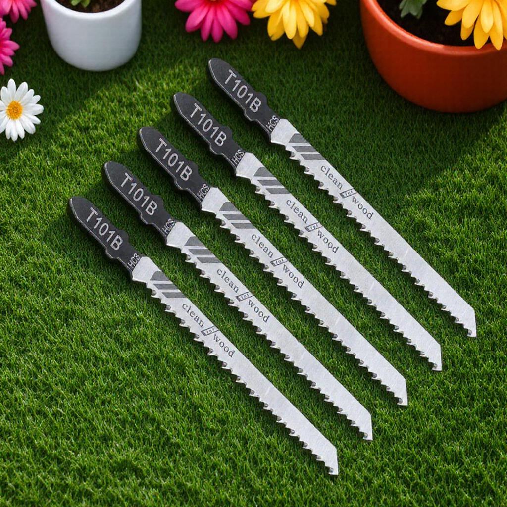 Jigsaw Blades Set for Wood and Metal Cutting 100mm HCS T101B T101D T144D T101BR T244D T127D T111C T111DGood Product