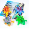 Inflatable Dinosaur Balloon Toy TPR Blow-Up Novelty Animal Balloon for Party Pranks Outdoor Play Safe Expands Up To 40cm Fun Gift for Kids Adult