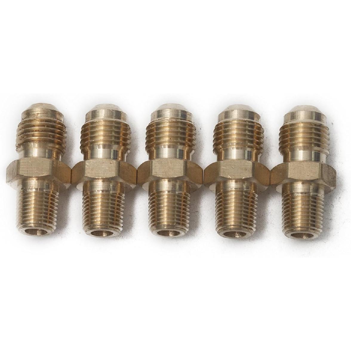 

LTWFITTING Brass Flare 5/16 OD x 1/8 Male NPT Connector Tube Fitting(pack of 5)