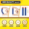 FRENSIT Manually Soft Bullets Toy Gun Pistol with 20 Pcs 7.2cm Foam Darts Toy Blaster for Girl Boys Kids Teens Shooting Games