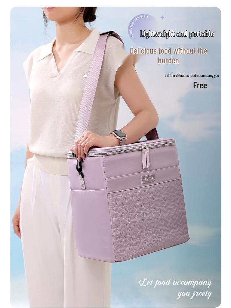 Waterproof Outdoor Picnic Bag: Large Capacity, Insulated, Leakproof, Single Shoulder Design