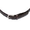 [KIETH] Mesh Leather Belt for Men, Dark Brown, 110cm Fixed Length, Made In Japan, KE21266-39