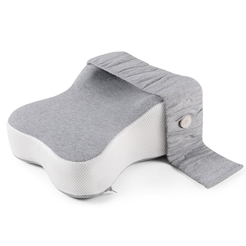 Long 14Knee Pillow for Side Sleeper Fully Support Thighs and Knees for Required Knee Separation- Leg Pillow - Large Gray 3680₽