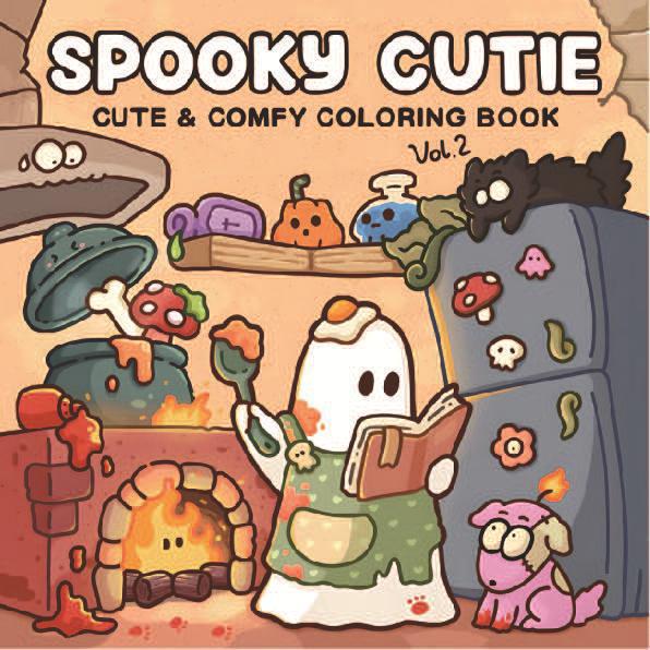 Spooky Cutie: Monster Series - Children's Doodling & Coloring Book