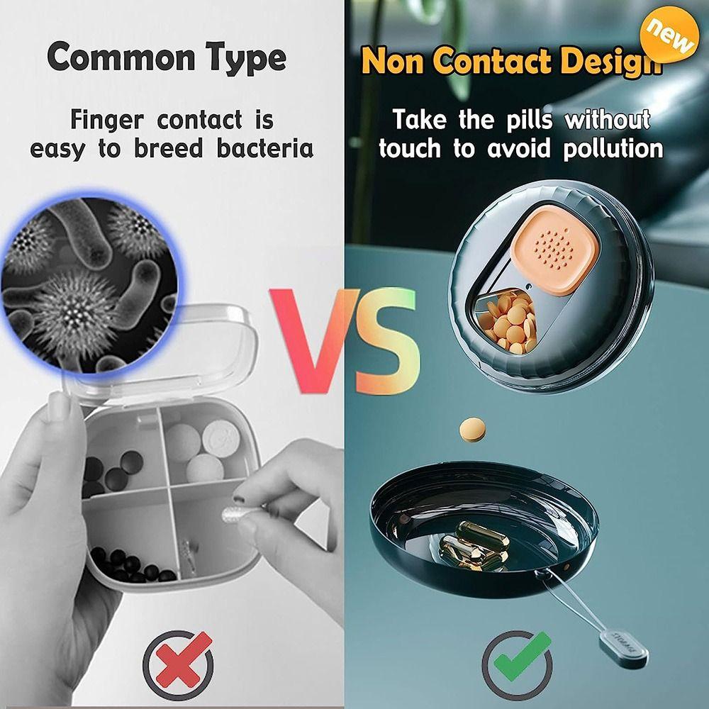BPA Free Pill Box Mini Vitamin Container New Pill Organizer  Home