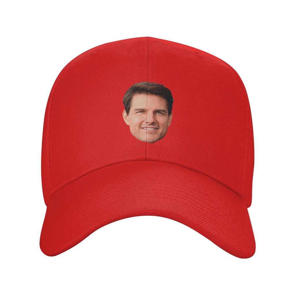 Unisex Baseball Hats Tom Cruise Face Cutout Outdoor Streetwear Summer Sports Baseball Caps Hip Hop Cap Casquette Hats
