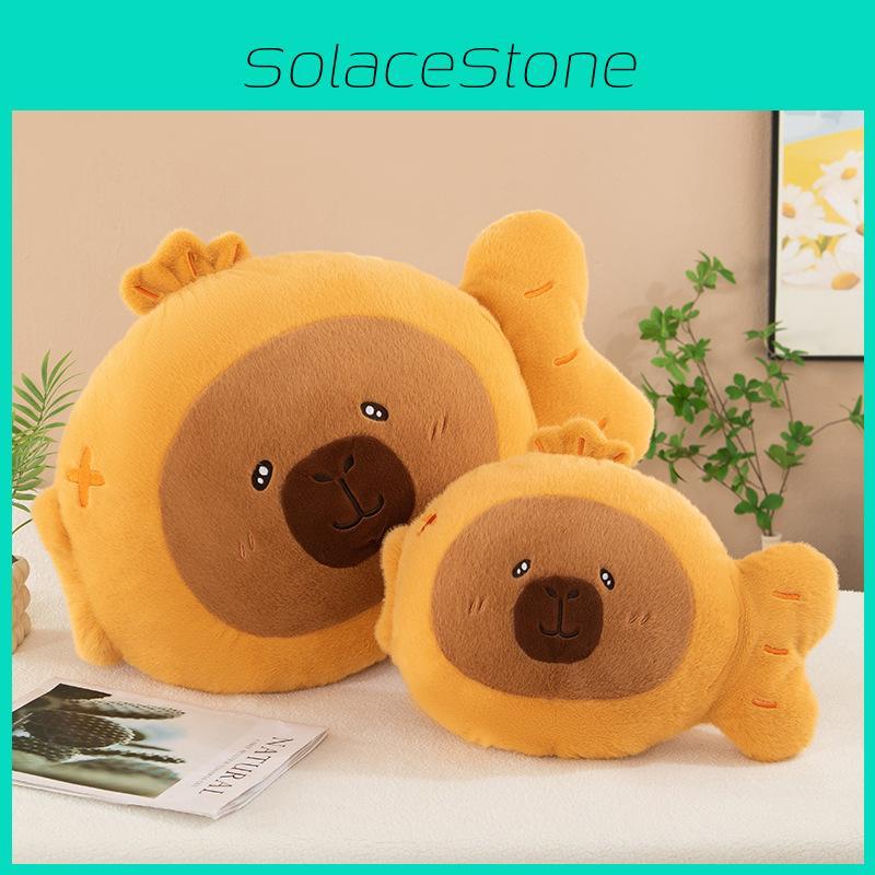 Plush Capybara Taiyaki Toy Cute Cartoon Children Holiday Gift Cuddle Soft Doll