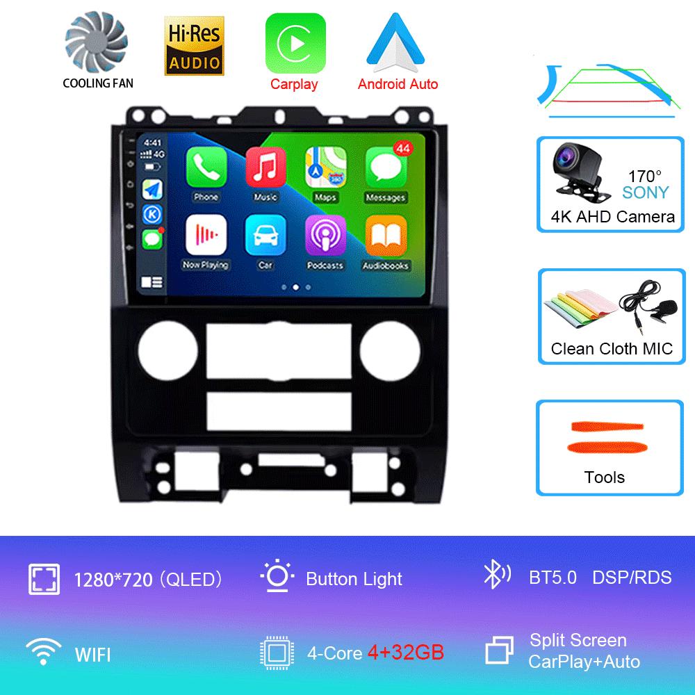 For Ford Escape 2007 2008 2009 2010 2011 2012 Android 14 Auto Multimedia Car Player Radio Navigation GPS Stereo No 2din Carplay