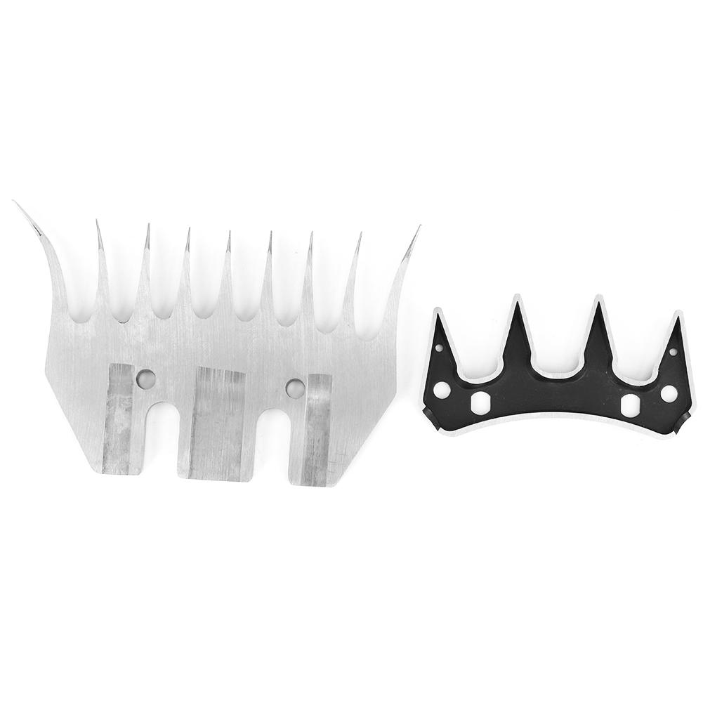 Remplacement de coupe de cisaillement de coupe de dureté élevée de lame de tondeuses de mouton d'acier inoxydable(Lame droite à 13 dents (+ Lame oscillante) )