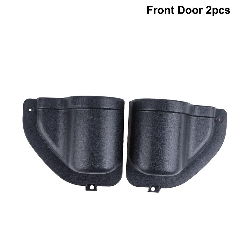 

2Pcs Car Door Organizer Tray Storage Boxes with Net Pocket Compatible with Front Rear Doors Easy Storage for Drivers