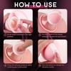 Nipple Sucker Strong Suction Stimulation Massager and 10 Vibrator Rotating Modes, Rechargeable Adult Toys for Fun Three Pairs of Massage Heads