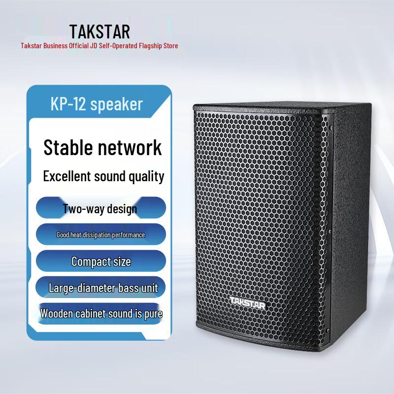 TAKSTAR KP-12 12-inch Professional Full-range Speaker CN Plug (adapter Included)