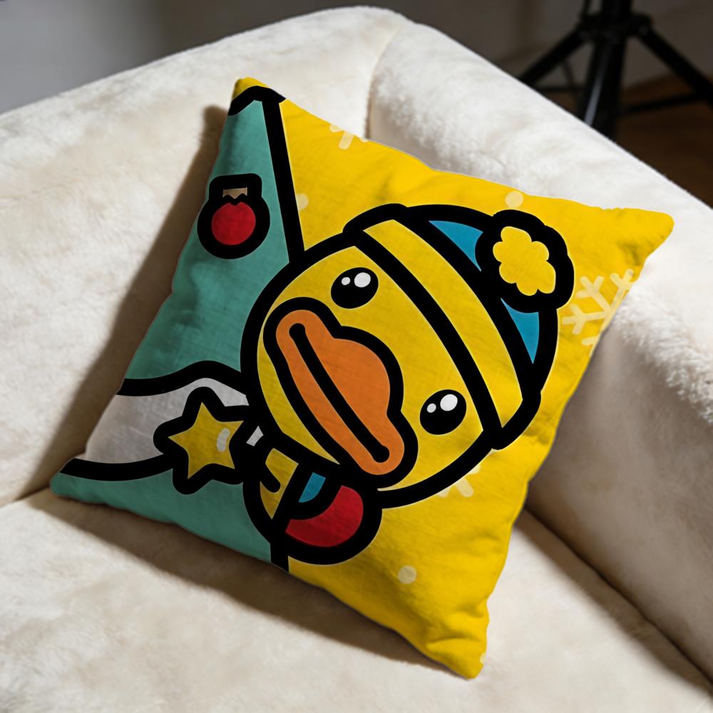 Fashion BBduckable Cushion Cover Soft Decorative Pillow Case Suitable for Bedroom Sofa Car Travel Use