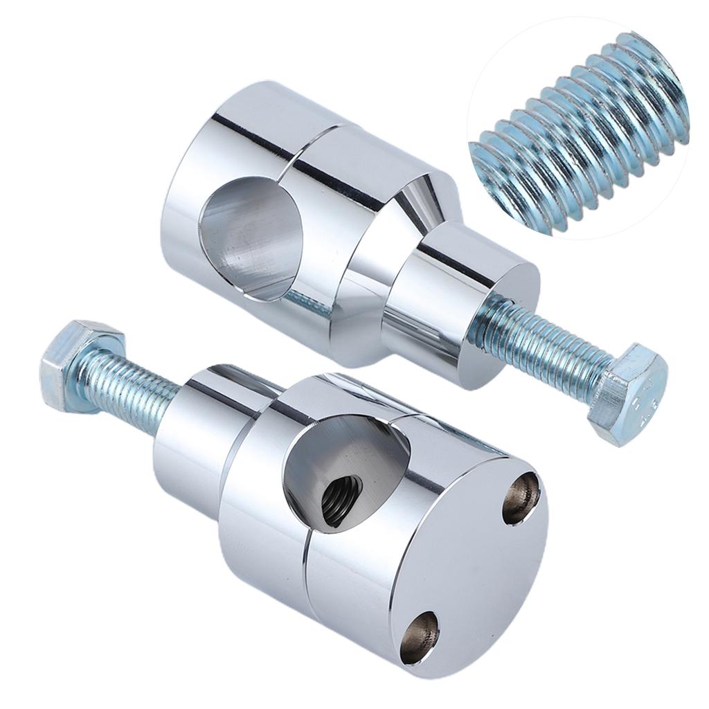Universal Circular Handlebar Riser Bracket Mount Clamp Motorcycle Parts 25mm/1.0inChrome Plating 25mm